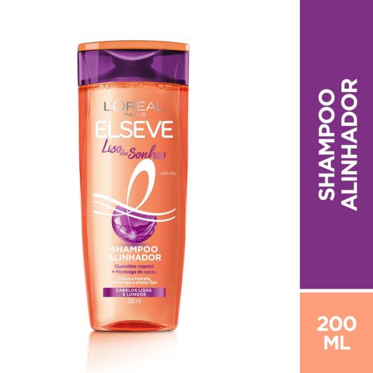 Shampoo L'Oréal Paris Elseve Liso dos Sonhos 200ml - Imagem em destaque