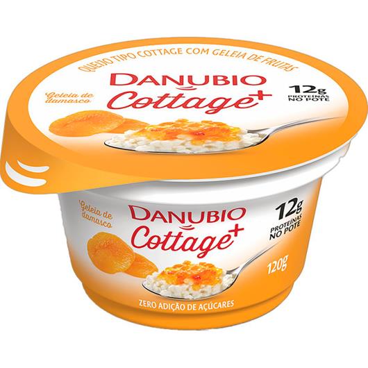 Queijo cottage Danubio geleia de damasco 120g - Imagem em destaque