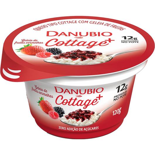 Queijo Cottage Geleia de Frutas Vermelhas Danubio 120g - Imagem em destaque