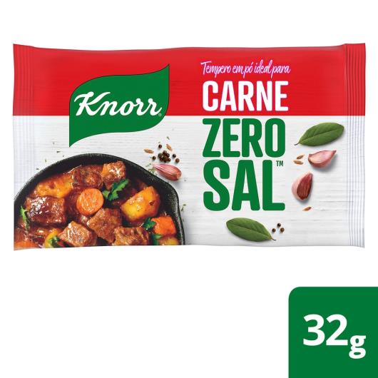 Tempero em Pó Knorr Zero Sal Carne 32g 8 sachês - Imagem em destaque