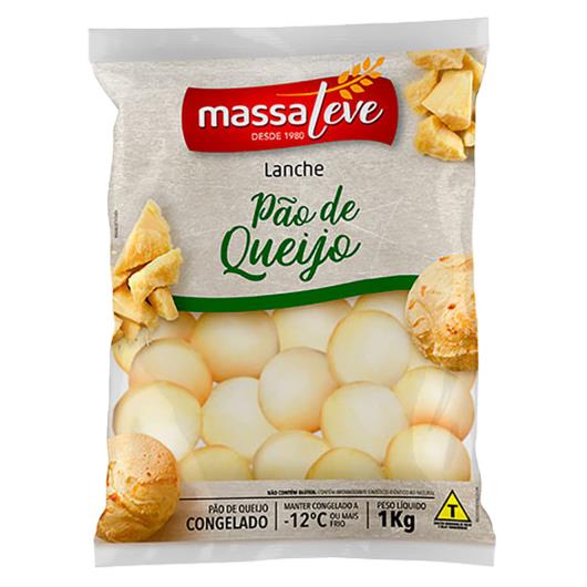 Pão de Queijo Massa Leve lanche Congelado 1kg - Imagem em destaque