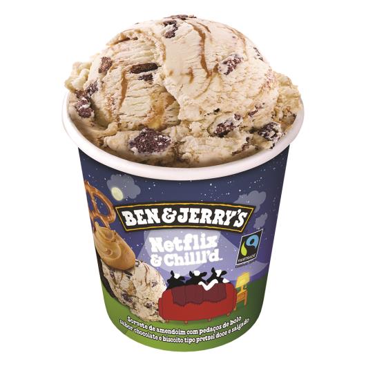 Sorvete Netflix & Chilll'd Ben & Jerry's Pote 458ml - Imagem em destaque
