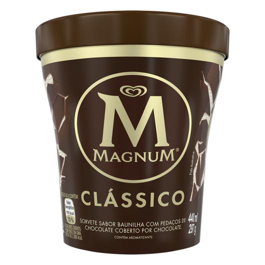 Sorvete Clássico Magnum Pote 440ml - Imagem em destaque