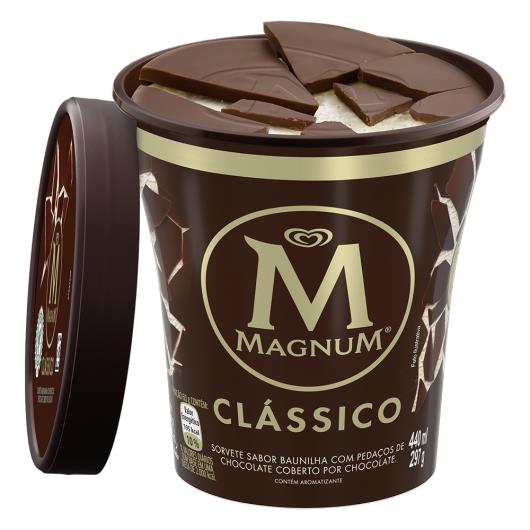 Sorvete Clássico Magnum Pote 440ml - Imagem em destaque