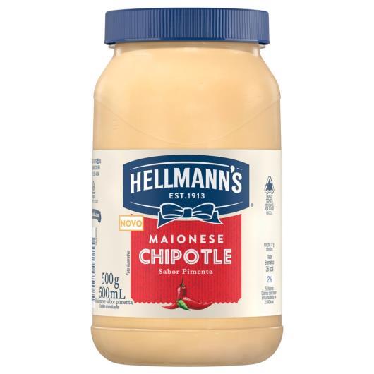 Maionese Chipotle Hellmann's sabor Pimenta 500 GR - Imagem em destaque