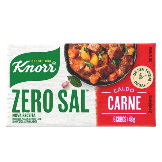 Caldo Knorr Zero Sal Carne 48g 6 cubos - Imagem em destaque