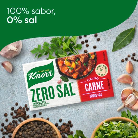 Caldo Knorr Zero Sal Carne 48g 6 cubos - Imagem em destaque