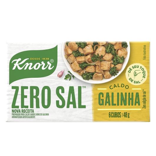 Caldo Knorr Zero Sal Galinha 48g 6 cubos - Imagem em destaque