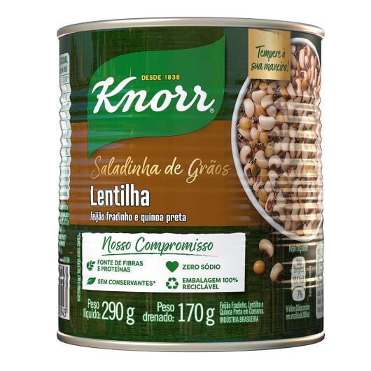 Saladinha em grãos Knorr lentilha conserva 170g - Imagem em destaque