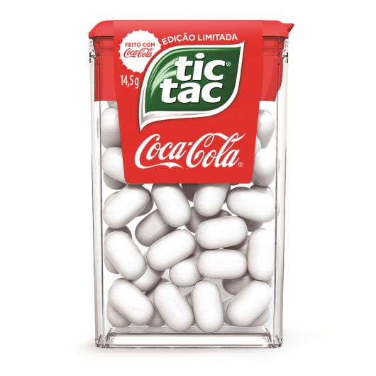 Tic Tac Pastilha Doce Sabor Coca Cola 14,5g - Imagem em destaque