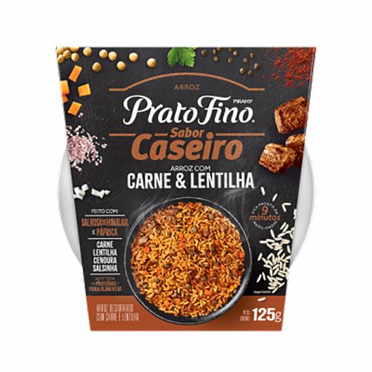 Arroz Prato Fino sabor caseiro carne e lentilha 125g - Imagem em destaque