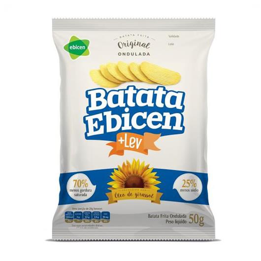 Batata Frita Ebicen ondulada 50g - Imagem em destaque