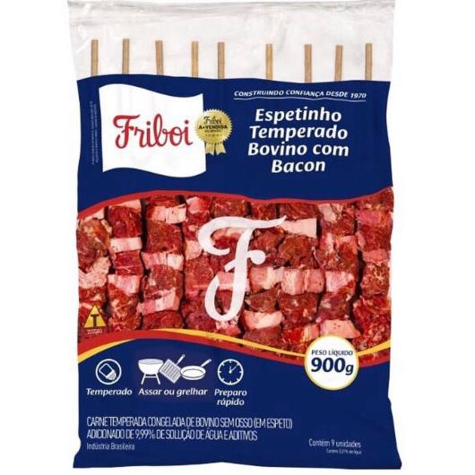 Espetinho Bovino com Bacon Temperado Friboi 900g - Imagem em destaque