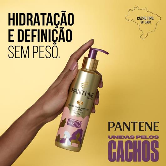 Creme para Pentear Cachos Pantene Unidas pelos Cachos Frasco 225ml - Imagem em destaque