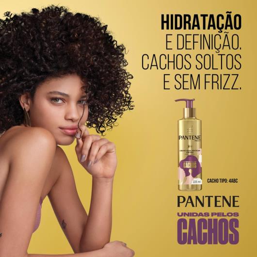 Creme de Pentear Crespo Pantene Unidas pelos Cachos 225ml - Imagem em destaque