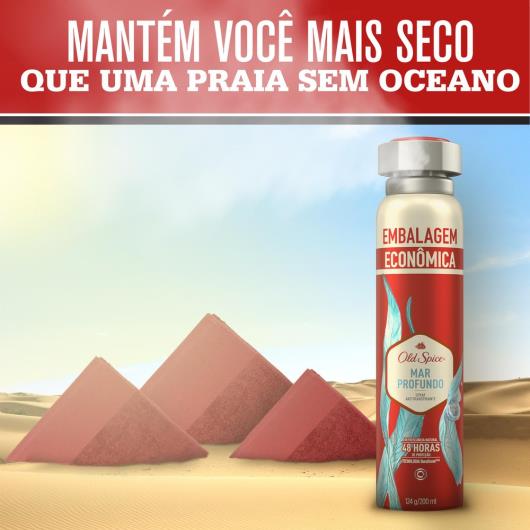 Antitranspirante Spray Mar Profundo Old Spice 200ml Embalagem Econômica - Imagem em destaque