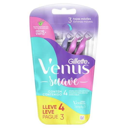 Aparelho de Depilação Gillette Venus Simply 4 unidades - Imagem em destaque