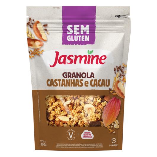 Granola sem glúten castanhas e cacau Jasmine 250g - Imagem em destaque