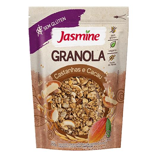 Granola Castanhas e Cacau sem Glúten Jasmine Especial Pouch 250g - Imagem em destaque