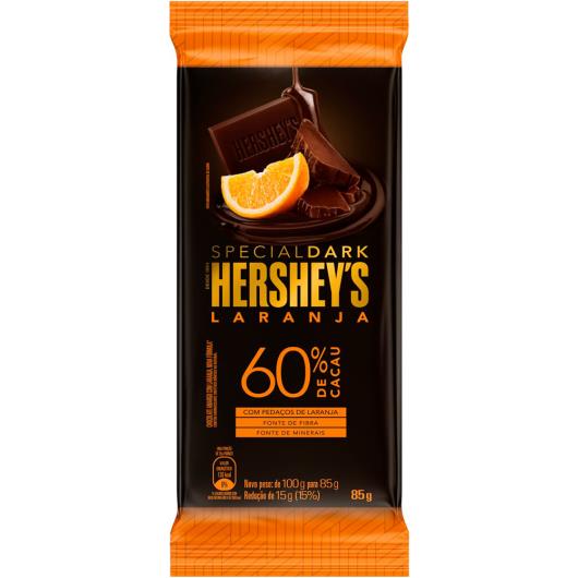 Chocolate Amargo 60% Cacau Laranja Hershey's Special Dark Pacote 85g - Imagem em destaque
