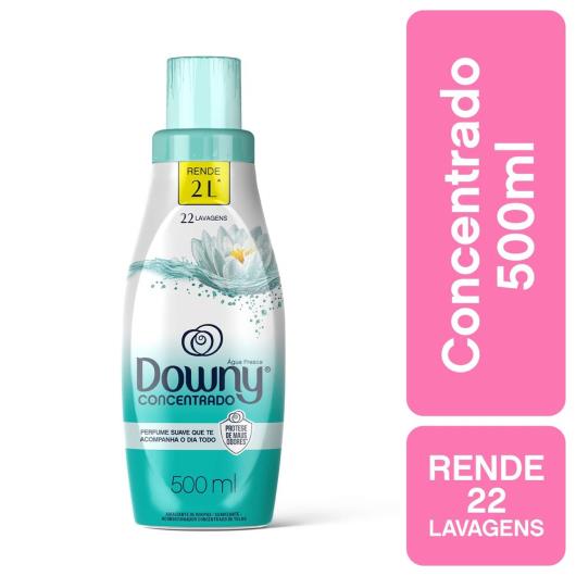 Amaciante concentrado Downy água fresca 500ml - Imagem em destaque