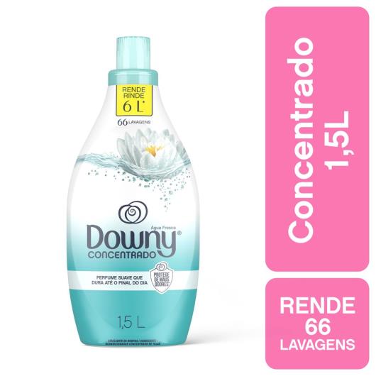 Amaciante concentrado Downy água fresca 1,5L - Imagem em destaque