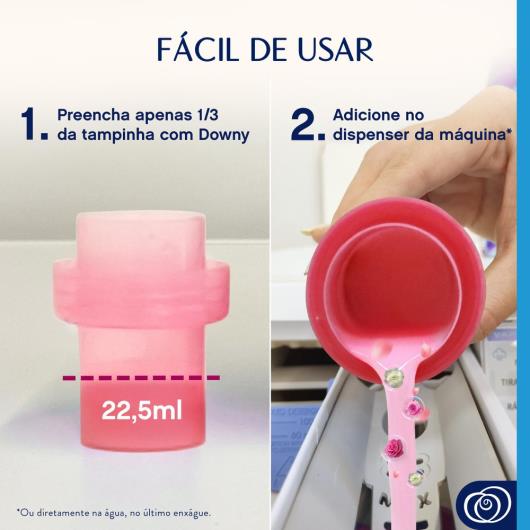 Amaciante de Roupa Concentrado Frescor da Primavera Downy Frasco 1l - Imagem em destaque