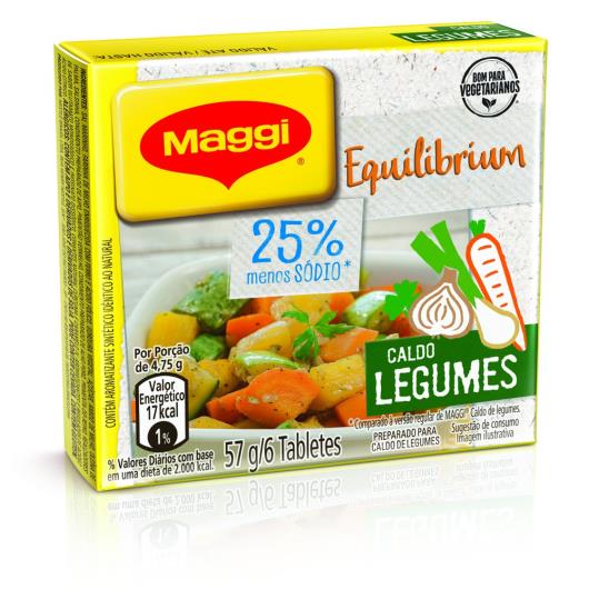 MAGGI Equilibrium Legumes Caldo Tablete 57g - Imagem em destaque