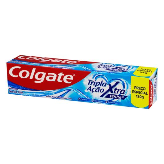 Creme Dental Colgate Tripla Ação Xtra White Caixa 120g - Imagem em destaque