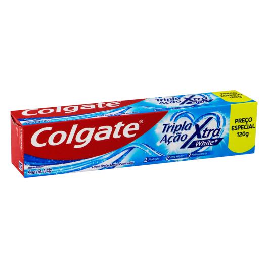 Creme Dental Colgate Tripla Ação Xtra White Caixa 120g - Imagem em destaque