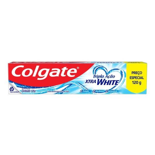 Creme Dental Xtra White Colgate Tripla Ação 120g - Imagem em destaque