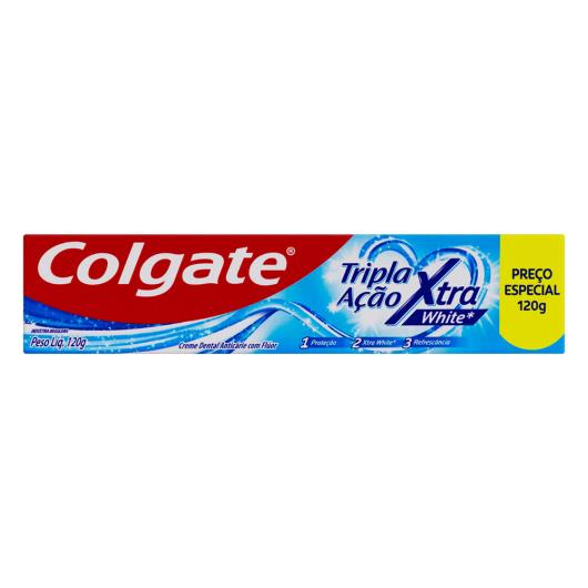 Creme Dental Colgate Tripla Ação Xtra White Caixa 120g - Imagem em destaque