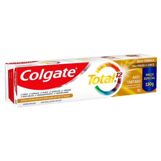 Creme Dental Antitártaro Colgate Total 12 Caixa 180g - Imagem em destaque