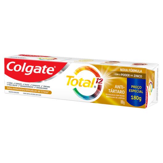 Creme Dental Antitártaro Colgate Total 12 Caixa 180g - Imagem em destaque