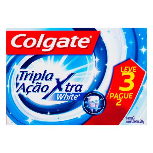 Creme Dental Colgate tripla ação xtra white Leve 3uns Pague 2uns 210g - Imagem em destaque