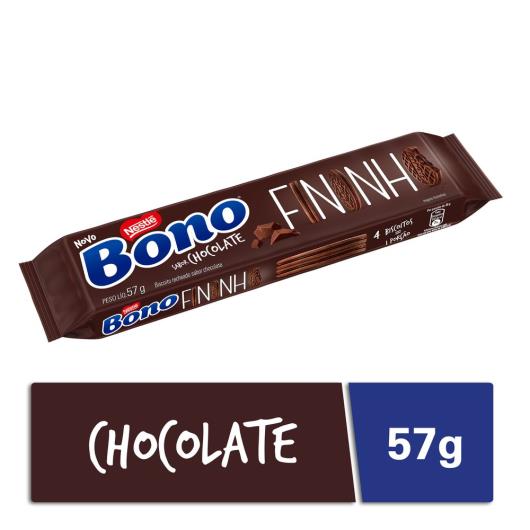 BONO Biscoito Recheado Fininho Chocolate 57g - Imagem em destaque