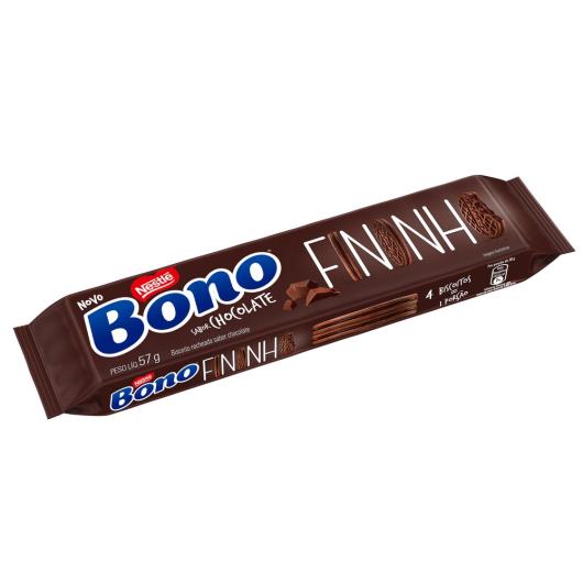 BONO Biscoito Recheado Fininho Chocolate 57g - Imagem em destaque
