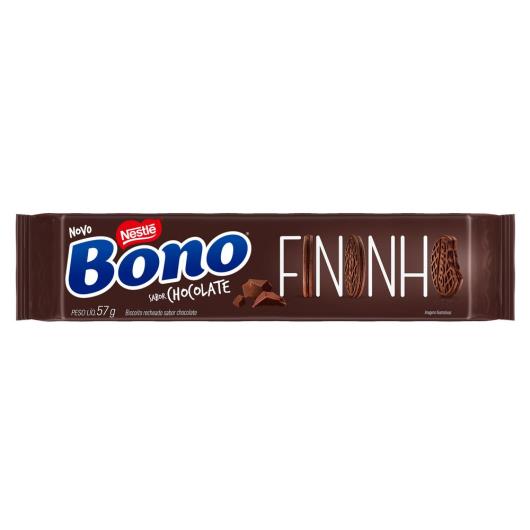 BONO Biscoito Recheado Fininho Chocolate 57g - Imagem em destaque