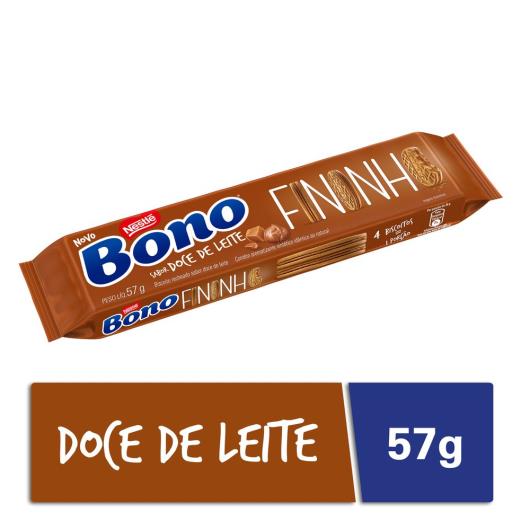 BONO Biscoito Recheado Fininho Doce de Leite 57g - Imagem em destaque
