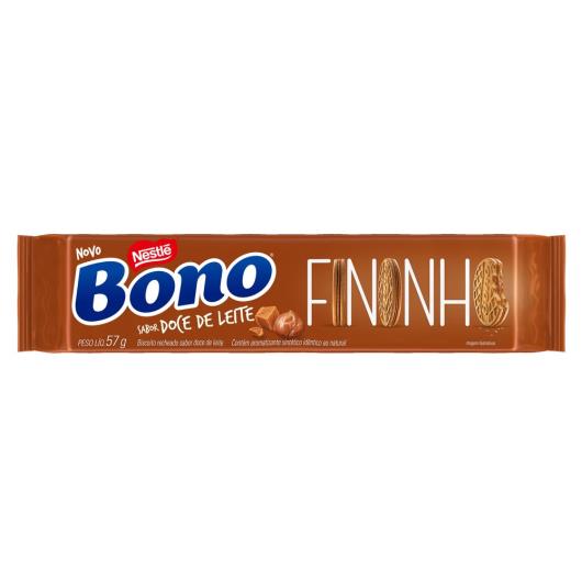 BONO Biscoito Recheado Fininho Doce de Leite 57g - Imagem em destaque