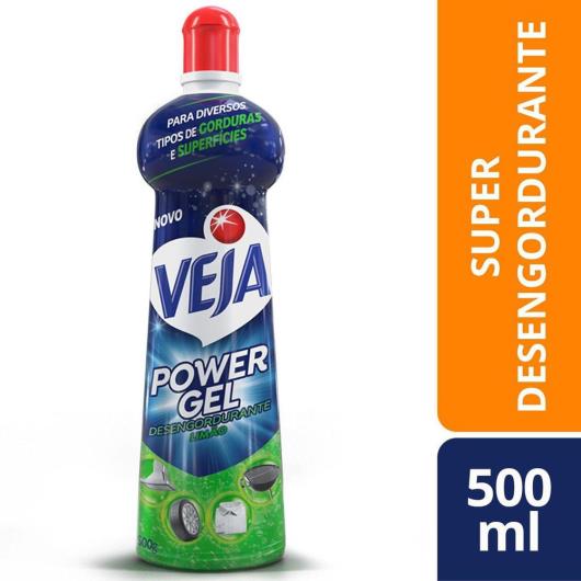 Desengordurante gel Veja power limão 500ml - Imagem em destaque