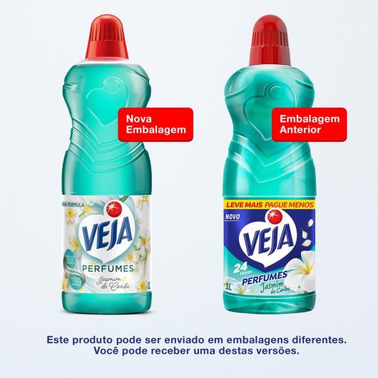 Limpador Perfumado Veja Jasmin do Caribe 1L - Imagem em destaque
