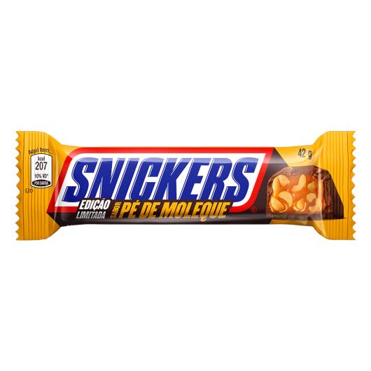 Chocolate Snickers pé de moleque 42g - Imagem em destaque