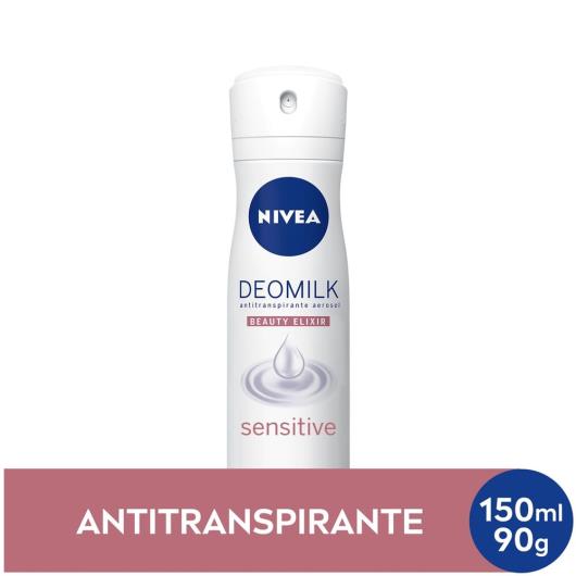 Desodorante Antitranspirante Aerosol NIVEA Deomilk Sensitive 150ml - Imagem em destaque