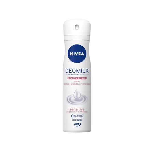 Desodorante Antitranspirante Aerosol NIVEA Deomilk Sensitive 150ml - Imagem em destaque