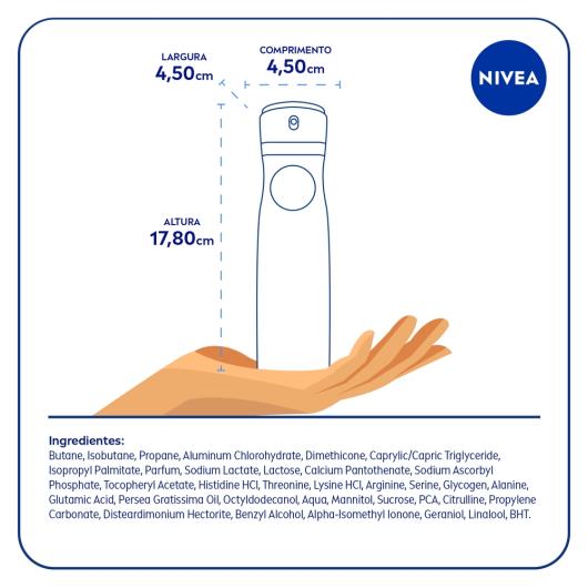 Desodorante Antitranspirante Aerosol NIVEA Deomilk Sensitive 150ml - Imagem em destaque