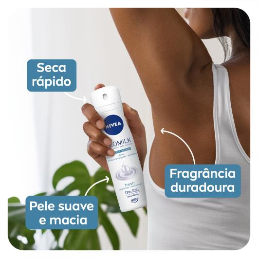 Desodorante Nivea deomilk fresh Aerosol - 150ml - Imagem em destaque