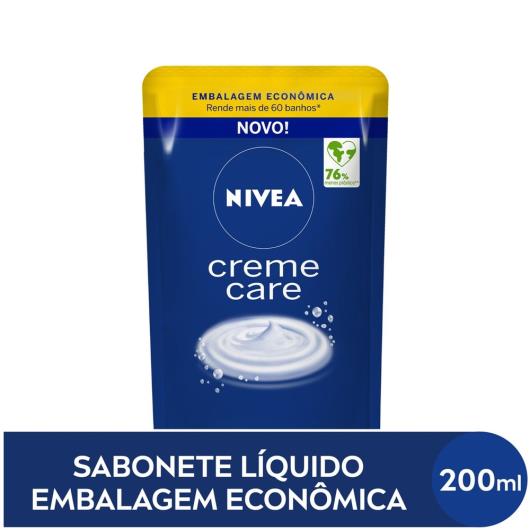 NIVEA Sabonete Líquido Refil Creme Care 200ml - Imagem em destaque