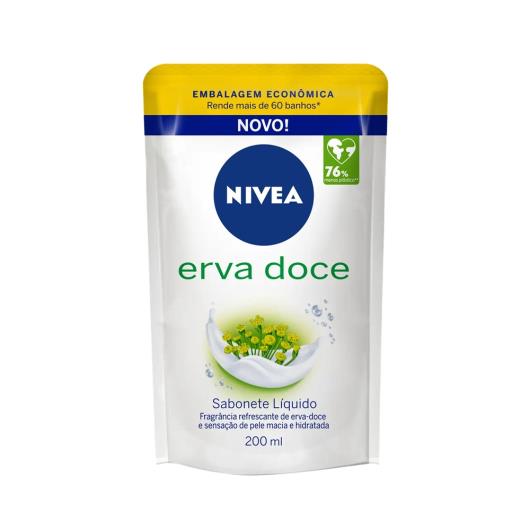 Sabonete líquido Nivea erva doce Refil - 200ml - Imagem em destaque
