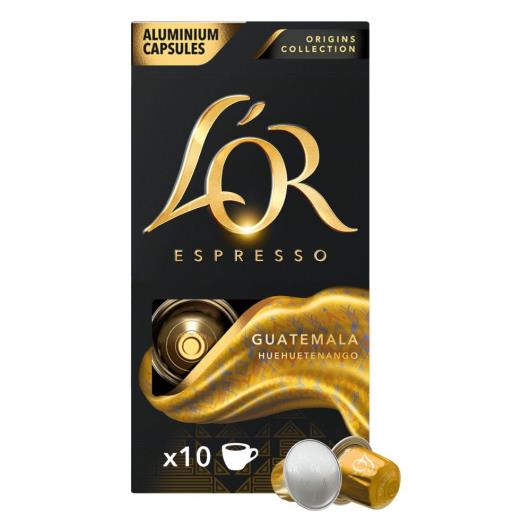 Café em Cápsula Torrado e Moído Espresso Guatemala L'or Origins Collection Caixa 10 Unidades - Imagem em destaque